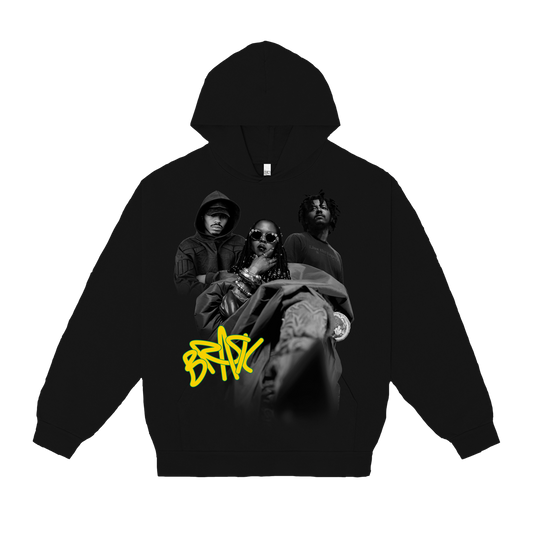 TRIO BLACK HOODIE