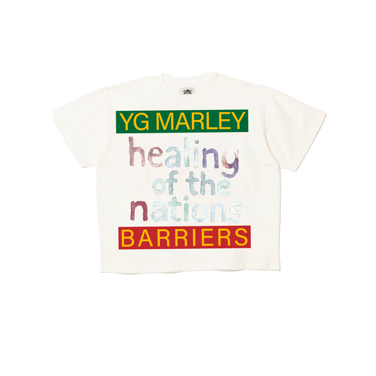 YG X BARRIERS COLLAB 'HEALING OF THE NATIONS' TEE