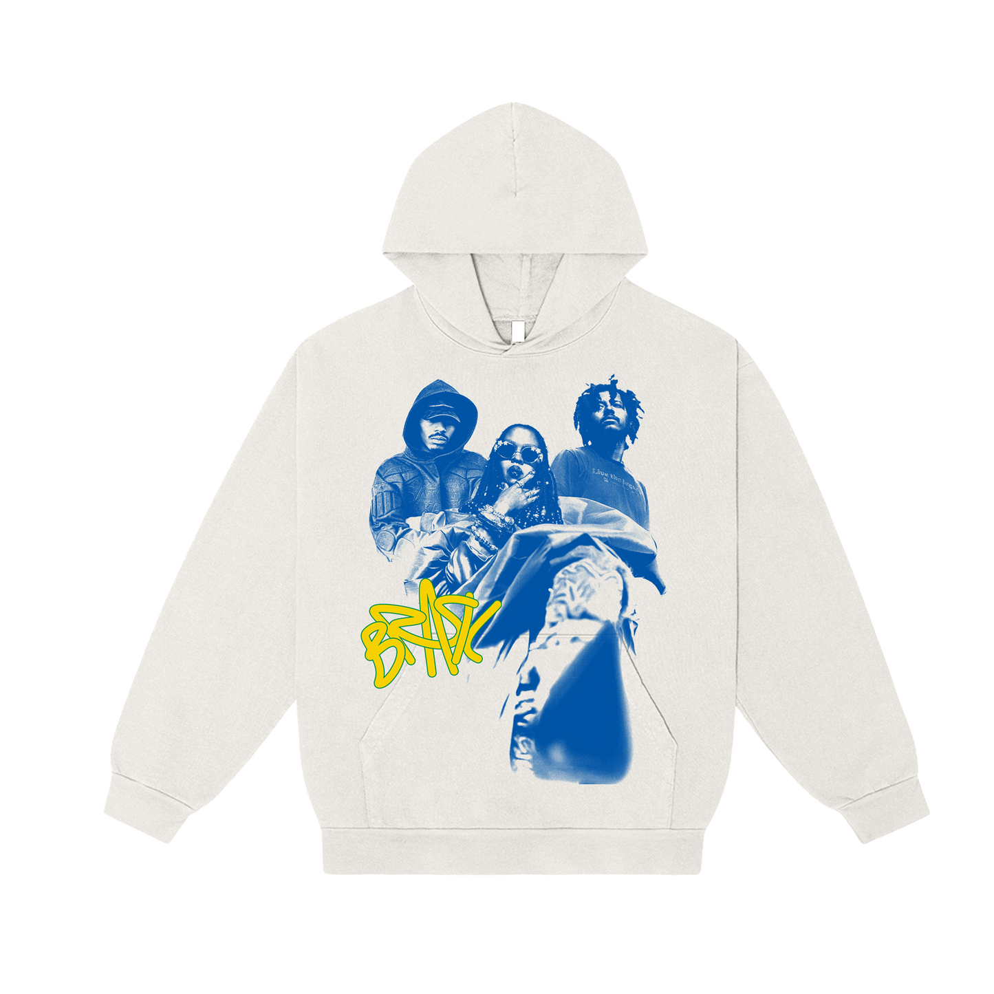 TRIO WHITE HOODIE
