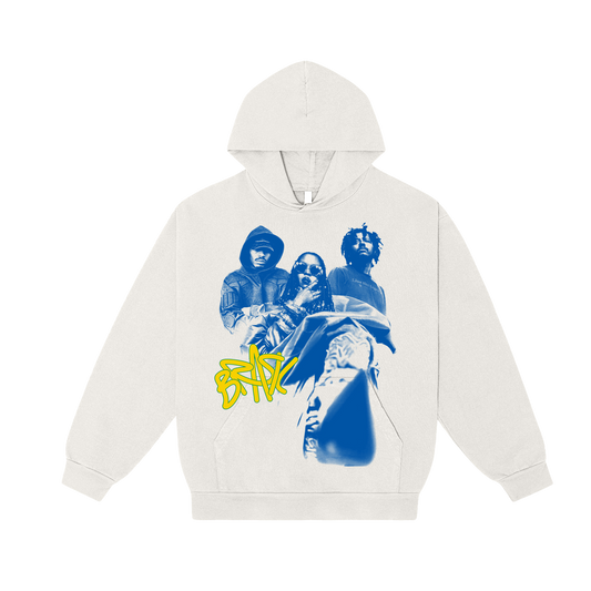 TRIO WHITE HOODIE