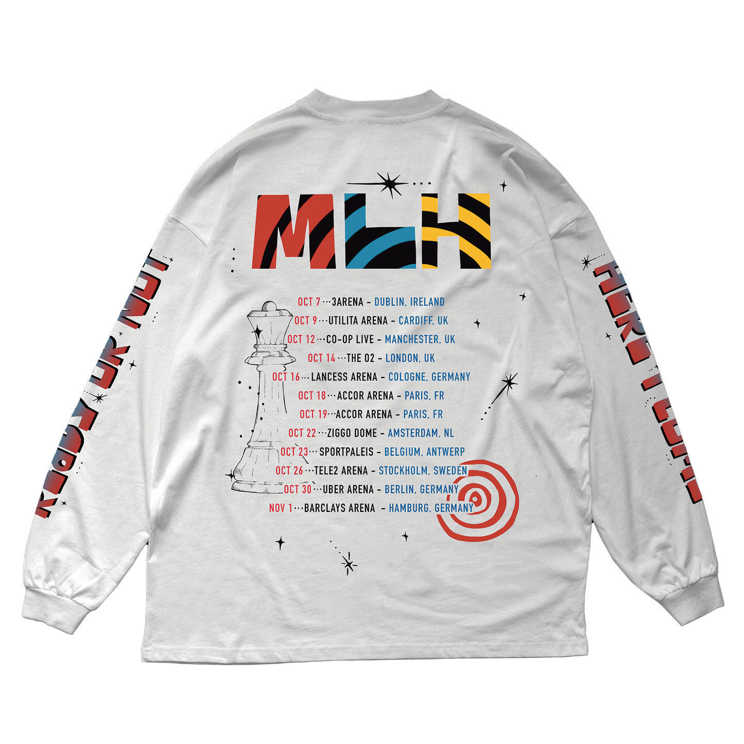 MLH X FUGEES X YG TOUR LONG SLEEVE TEE