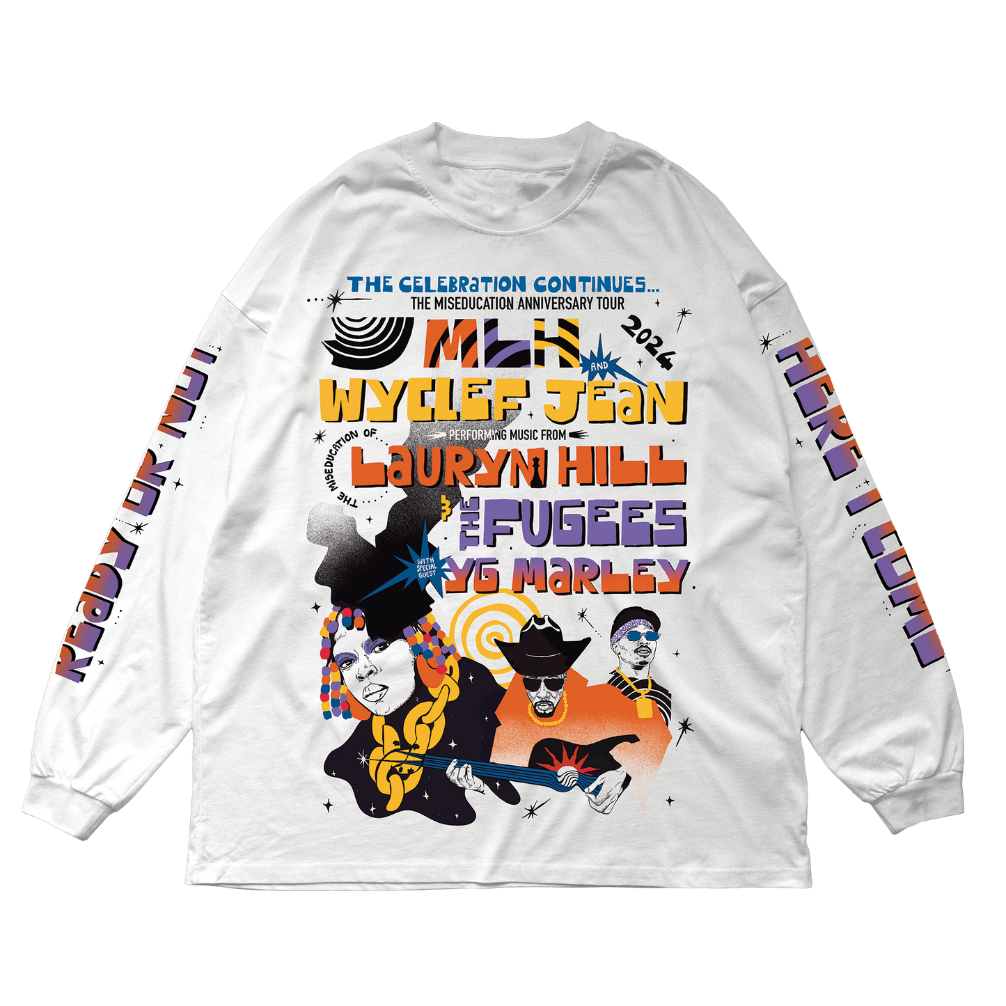 MLH X FUGEES X YG TOUR LONG SLEEVE TEE