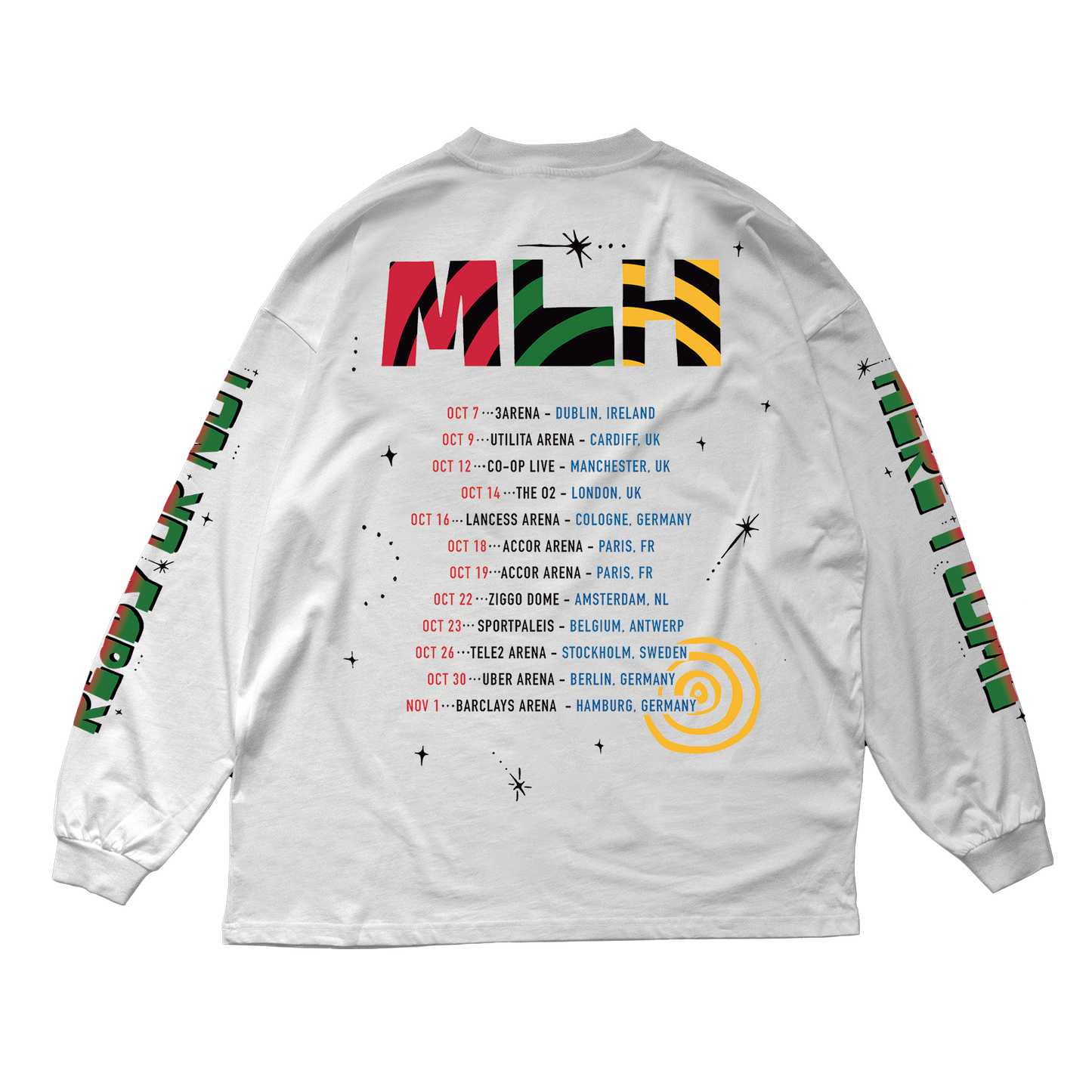 MLH X FUGEES X YG TOUR LONG SLEEVE TEE
