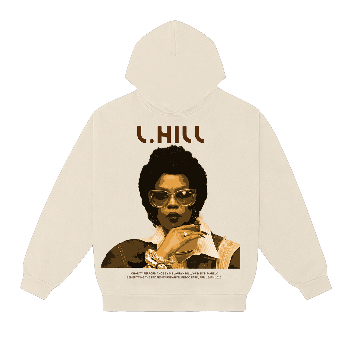 MLH CHARITY HOODIE TAN