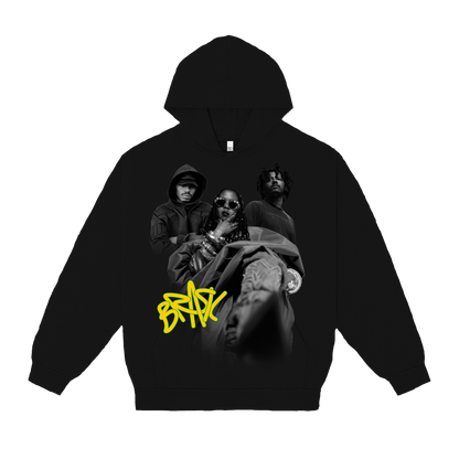 TRIO BLACK HOODIE