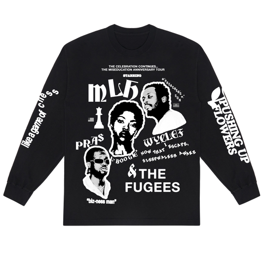 FUGEES' READY OR NOT LYRIC LONG SLEEVE TEE