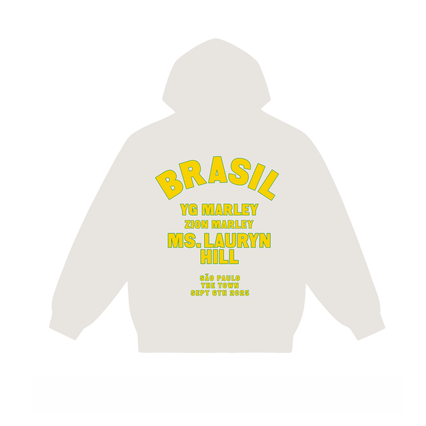 TRIO WHITE HOODIE
