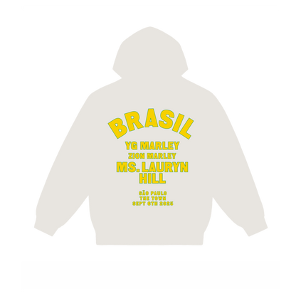 TRIO WHITE HOODIE