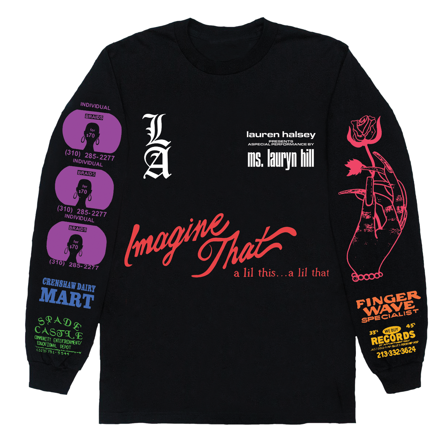 MLH X LAUREN HALSEY LONG SLEEVE TEE