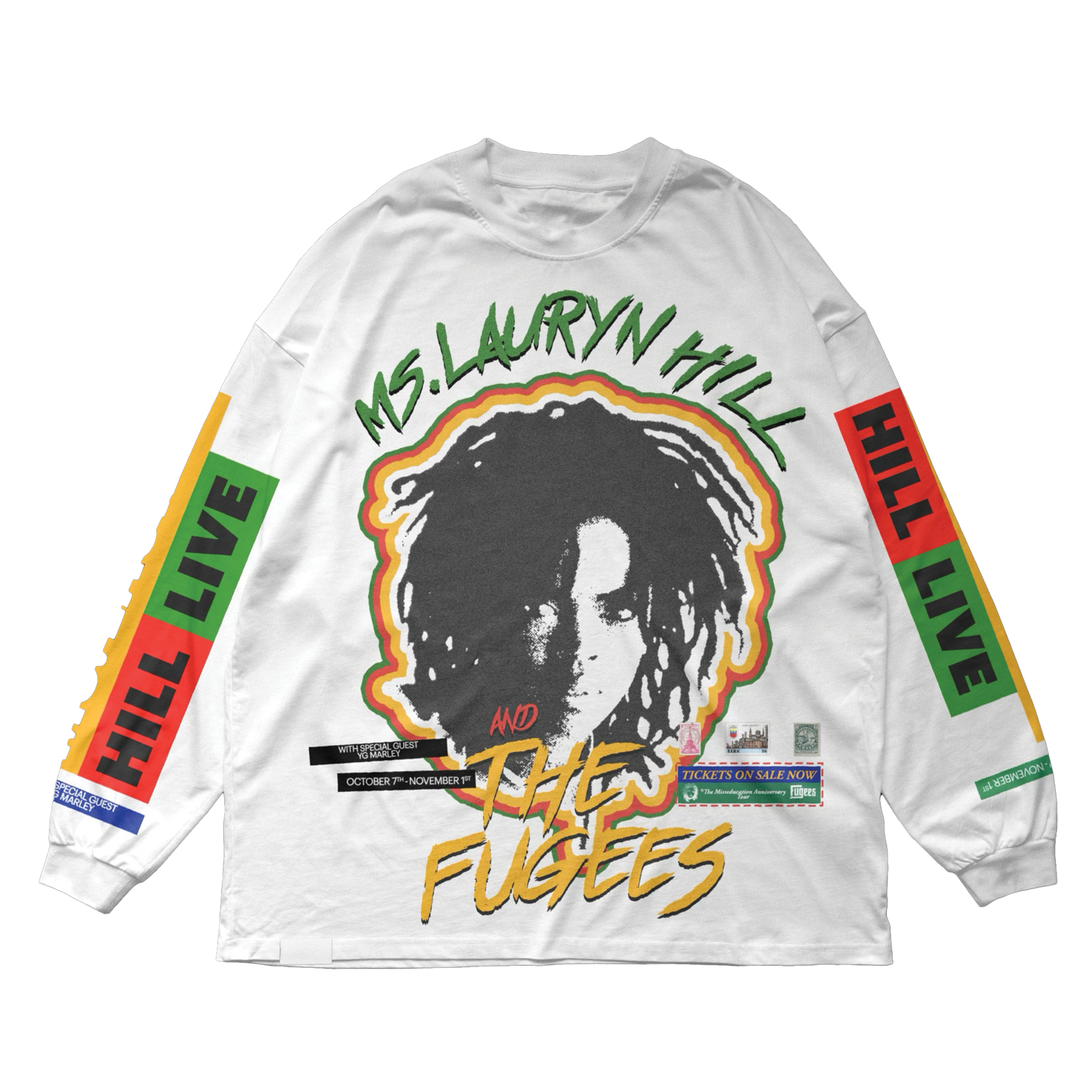 MLH X FUGEES LIVE LONG SLEEVE TEE – Ms. Lauryn Hill MLH X FUGEES LIVE LONG SLEEVE TEE – Ms. Lauryn Hill