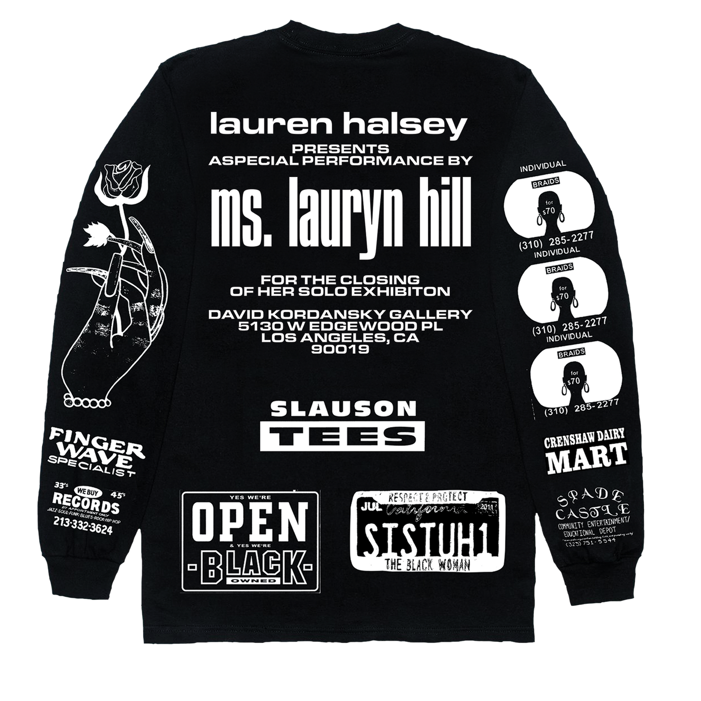 MLH X LAUREN HALSEY LONG SLEEVE TEE