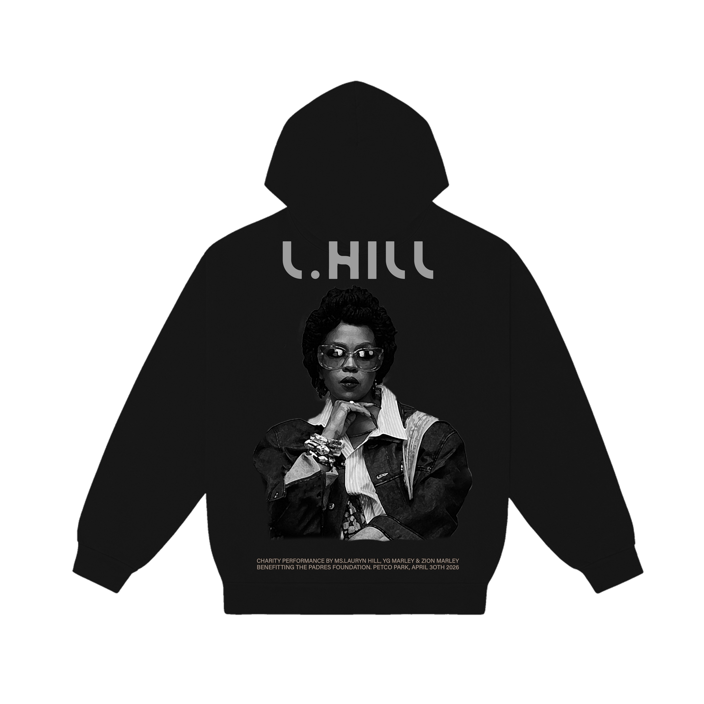 MLH CHARITY HOODIE BLACK